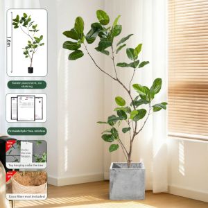 High-end Decorative Artificial Ficus Tree for Indoor Use