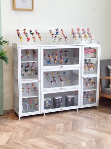 Toy Storage Cabinet Figure Display Stand Doll Storage Display Cabinet Plush Toy Doll Cotton Doll Figure Blind Box Imitation Acrylic Transparent Display Box