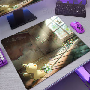 Bandai | Pokemon Cute Mimikyu Mouse Pad Carpet Laptop Locking Edge Game Keyboard Mat Mousepad Small Gamer Accessories Rubber Table Mats