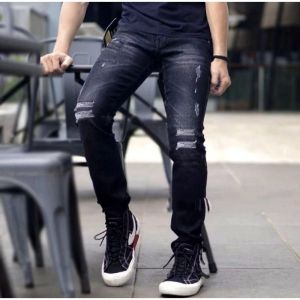 CELANA JEANS PRIA SLIMFIT BLACK EDITIONS