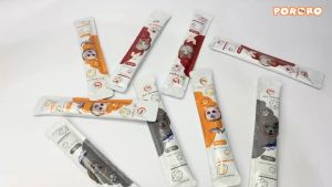 PORORO - Snack Kucing Chicken Tuna Salmon 16g/Strip