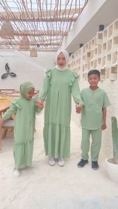 Gamis Anak Alula Gamis Anak Crinkle Airflow Neeca Kiddos  Size 6 8 10 12 14 Years
