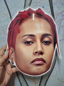 SB19 KEN FELIP MAANGAS LAMINATED BUBBLE HEAD FAN RED HAIR