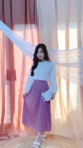 ROK PLISKET MURAH PRISKET PLEATED SALE POLOS REMPEL MUSLIMAH SKIRT ABG FLARE SKIRT MAYUNG FLOWY