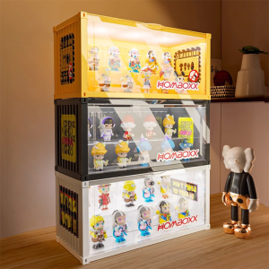 กล่องใส่โมเดลคอนเทนเนอร์มีไฟ ตู้โชว์ตุ๊กตา ของสะสม ประกอบง่าย มีหลายขนาด กล่องโชว์โมเดล พร้อมส่งจากไทย