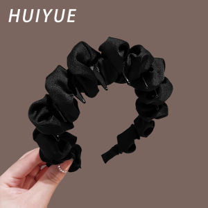 Phụ Kiện Tóc Nữ Satin Cloud Bubble Folded Hairband French Style Fresh out New Summer 2025 Fashion Hair Clip Headwear