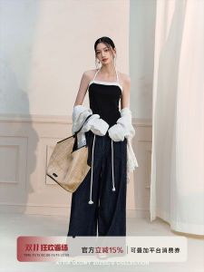 Attia Glowy Cancun Sunday Color Block Striped Womens Camisole Top Summer Outdoor Wearable Inner Match Cotton Blend Vest