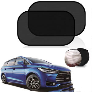 Car Sunshade Summer Car Window Cover Film Sunshade All Black Mesh Sunscreen Baby Side Window Sunshade Curtain Sunblock Mesh