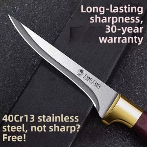 WZGL | High Manganese Steel Sharp Pointed Knife for Butchering and Deboning