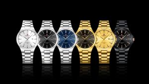 Naviforce นาฬิกาข้อมือผู้ชาย สปอร์ตแฟชั่น NF9214 หน้าปัดกลม สายสแตนเลสสตีล กันน้ำ ระบบอนาล็อก