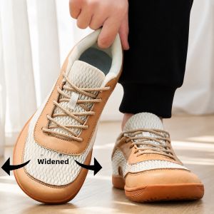 Breathable Thin Large Size Wide Toe Mens Casual Shoes