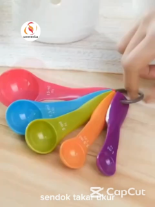 MEASURING SPOON - Sendok Takar Ukur - 1 SET ISI 5 SENDOK - Sendok Racik Resep Obat / Dapur Masak
