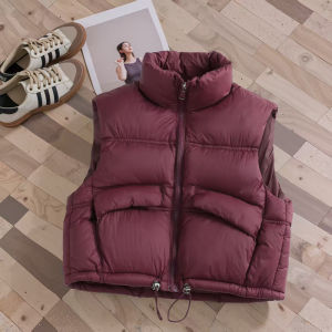 SONDR | Autumn Winter Fashion Boys Girls Down Vest Solid Thick Stand Collar Waistcoat For 2-12Years Kids Outerwear Children Clothing