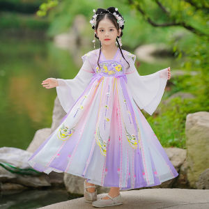 Ethereal Childs Chinese-style Dress Autumn