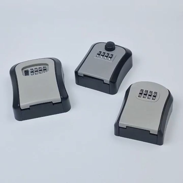 กล่องล็อคกุญแจ Key Lock Box กล่องเก็บกุญแจ แบบติดผนังล็อกรหัส 4 หลัก ...
