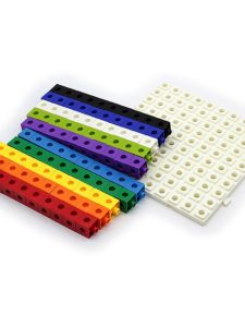 Early Education Magic Cube Blocks Mathematical Space Logic Thinking Training 100 Pieces Connecting Blocks Creative Intelligence