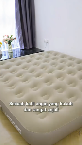 Inflatable Air Bed Double Size with Electric Pump Automatic Portable Foldable For Camping Tent camp