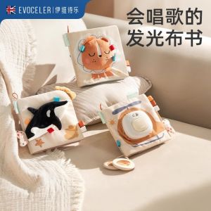 Evoceler Baby Cloth Book Early Education Intelligence Toys Cognitive Enlightenment Tearable And Chewable Toddler Learning Book