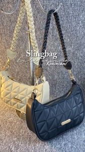 ZEAVA Jennie Shoulderbag - Tas Bahu Wanita/Shoulder Bag Sintetis Emboss Premium Bordir Selempang