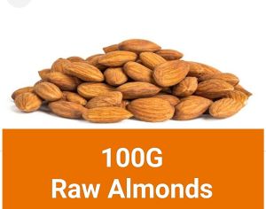 CareBoxes Almonds (Roasted Almonds or Raw Almonds) - 100g 250g 500g 1KG in resealable pouch.