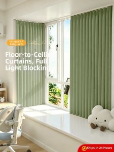 LEZHIHE | Light Blocking Insulation Sunscreen Curtains