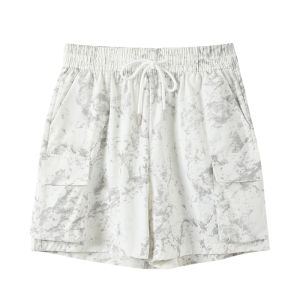 miiow | American Style Workwear Shorts Women Summer Thin Quick Dry Casual Outdoor Wide Leg A-Line Slimming Sports Five-Point Pants