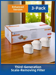 3-Pack Original Water Filtration Cartridges for Water Purifier Dispenser Home Use Non-Drinking Composite Filtering