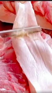 Dao Cạo Lông Heo Vịt Chó Thỏ Dê Bằng Inox Không Gỉ Tiện Dụng Dụng Cụ Cạo Lông Lợn Tặng Kèm Hộp 10 Lưỡi Dao