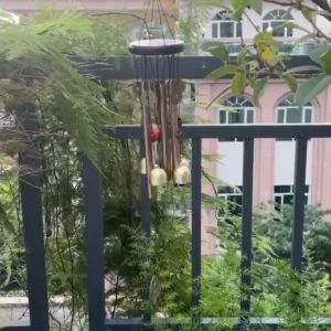 Bronze Big Metal Bells Wind Chime Feng Shui Home Garden Hanging Pavilion Decorative Wind Chimes

