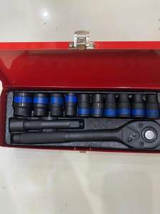 bộ tuýt 12 chi tiết cần tự động thép đen cao cấp 1/2 bộ đồ ghề sữa