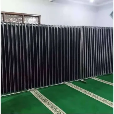Gorden pembatas sekat ruangan masjid mushola ruangan bahan blackout impor premium