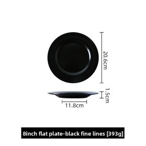 Creative Ceramic Dinnerware Set: Pasta Salad Soup Steak Plates
