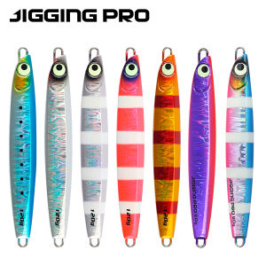 JIGGING PRO Slow Pitch Jigs 60g 80g 100g 120g 160g Long Casting Metal Jig Boat Sea Fishing Lure Luminous Artificial Bait