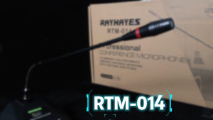 RAYHAYES Professional Wireless Microphone with Adjustable Gooseneck for Conferences Metting
