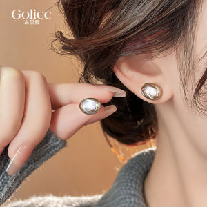 ต่างหูไข่มุกเงินแท้ 925 ทรงกลม สำหรับผู้หญิง ต่างหูแบบใหม่ปี 2025 ดีไซน์หรูหรา ดีไซน์เก๋ไก๋ ต่างหูแบบอื่นๆ