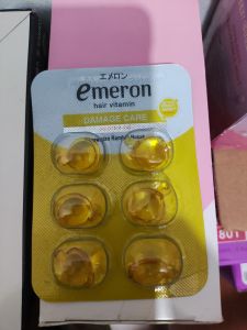 Emeron vitamin rambut [1lembar 6pc] Emeron Hair Vitamin Perawatan Rambut