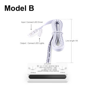 Sensitive Door Open/Close Sensor Switch Double IR Proximity Induction DC12V-24V For LED Light Cabinet Closet Showcase Wardrobe