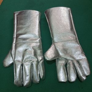SARUNG TANGAN ALUMUNIUM FOIL TAHAN PANAS API SAFETY PEMADAM DAN PEKERJA