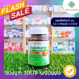 Vistra Multivitamins & Minerals Plus Amino Acid 30s