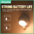 2023 Water drop 360 ° rotating human body infrared induction LED night light Portable outdoor and bedroom decoration universal LED night light. 