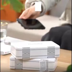 1pc Weekly Pills Organizer 3 Times a Day Pill Box Double Side Medicine Organizer Pill Case Pills Container Pill Holder