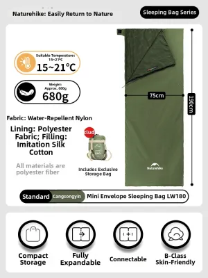 NatureHike | Mini Lightweight Portable Adult Sleep Bag