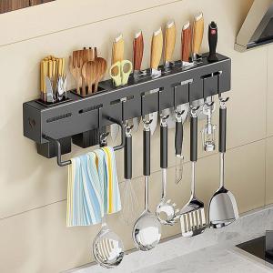 Drill-free Stainless Steel All-in-one Kitchen Storage Rack
