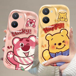Vivo Y37 pro Phone Case New Y36T Winnie the Pooh Y52S/Y35+/Y53S/Y200 Cartoon Y7S Strawberry Bear Y70S/Y73S/Y78 Trendy Y77/Y85 Airbag Y95/Y100