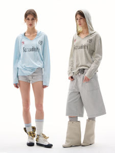 Áo Thun Hoodie Chống Nắng In Chữ Vintage