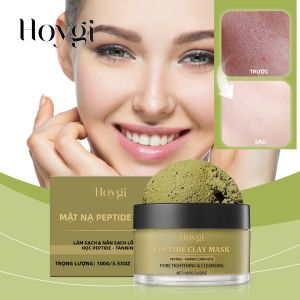Mặt Nạ Đất Sét Làm Sạch Lỗ Chân Lông HOYGI 100g Với Chiết Xuất Trà Kaolin Làm Sạch Sâu Kiểm Soát Dầu Điều Trị Da Mặt Dành Cho Da Dầu Công Thức Không Gây Khô Da