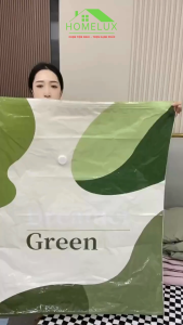 Combo 6 Túi Hút Chân Không HomeLux Dreamer Green Kèm Máy Hút Mini – Bảo Quản Quần Áo Chăn Màn Gọn Gàng Tiết Kiệm Diện Tích