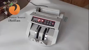 Automatic Money Counter Machine Cash Money Bill Counter Money Cash Bill Counter Small Portable Money Bill Counting Machine for PHP US Dollar Bank Business Market Convenience Store