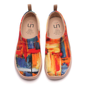 UIN Toledo I Women Flat Shoes Sneakers Lightweight Slip on Travel Shoes-Starry Night