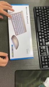 Bộ bàn phím và chuột không dây 2.4G bộ bàn phímdi động cho máy tính xách tay Mac PC Smart TV PS4